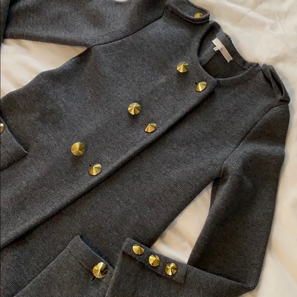 3.1 Phillip Lim Grey Merino Wool Army Jacket - Picture 2 of 6